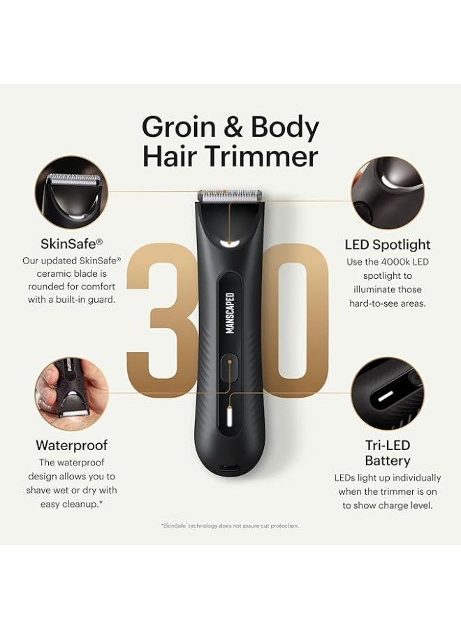 Manscaped Refining The Gentleman Lawn Mower® 3.0 PLUS Groin & Body Hair Trimmer – Updated SkinSafe® Trimmer Blade, Waterproof Wet/Dry Groomer, USB-C Rechargeable, Men’s Wireless Ball Shaver - Image 5