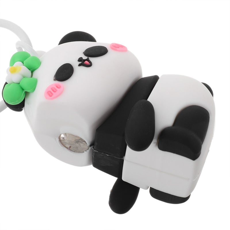 1 Pair Cute Panda Keychain Magnetic Doll Pendant Keyring for Bags Backpacks Purses Car Keys Animal Charms Panda Pendant for Women - Image 3
