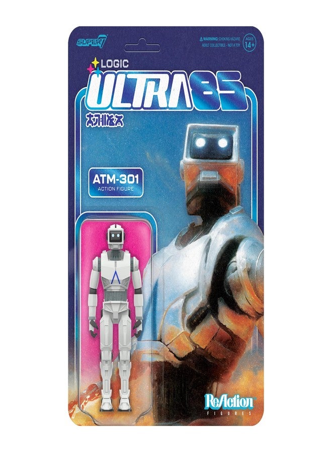 Super7 Logic ATM-301 (Ultra 85) - 3.75" Logic Action Figure Classic Sci-Fi and Hip Hop Collectibles and Retro Toys - Image 1