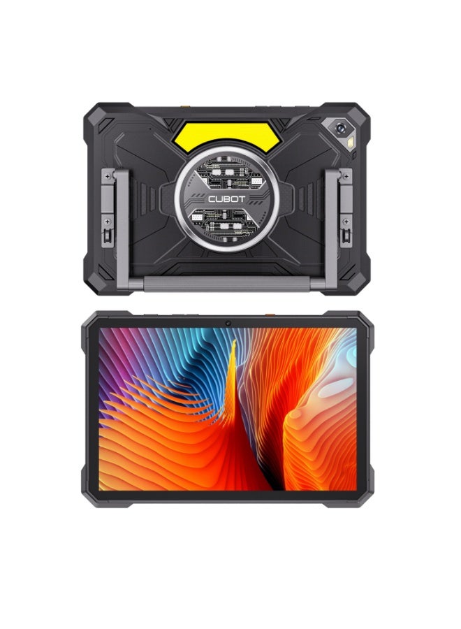 Cubot تاب كيوبوت كينغ كونغ مركز القيادة الخارجي الخاص بك، بطارية سوبر بسعة 15300 مللي أمبير، شاشة بحجم 10.1 بوصة، حتى 16 جيجابايت من ذاكرة الوصول العشوائي + 256 جيجابايت من التخزين، كاميرا خلفية بدقة 48 ميجابكسل، دعم لبطاقتي نانو SIM، حامل من سبائك الألومنيوم وحزام كتف، ضوء تخييم مدمج، مكبرات صوت ستيريو مزدوجة. - Image 1
