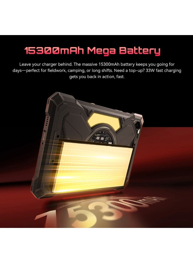 Cubot تاب كيوبوت كينغ كونغ مركز القيادة الخارجي الخاص بك، بطارية سوبر بسعة 15300 مللي أمبير، شاشة بحجم 10.1 بوصة، حتى 16 جيجابايت من ذاكرة الوصول العشوائي + 256 جيجابايت من التخزين، كاميرا خلفية بدقة 48 ميجابكسل، دعم لبطاقتي نانو SIM، حامل من سبائك الألومنيوم وحزام كتف، ضوء تخييم مدمج، مكبرات صوت ستيريو مزدوجة. - Image 2