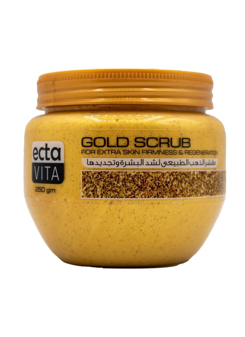 Ectavita Gold Scrub for Extra Skin Firmness and Regeneration 250 gm 