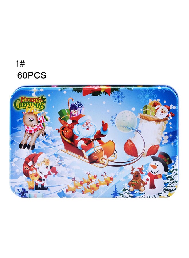 60-Piece Santa Claus Jigsaw Puzzle  Set - Image 1