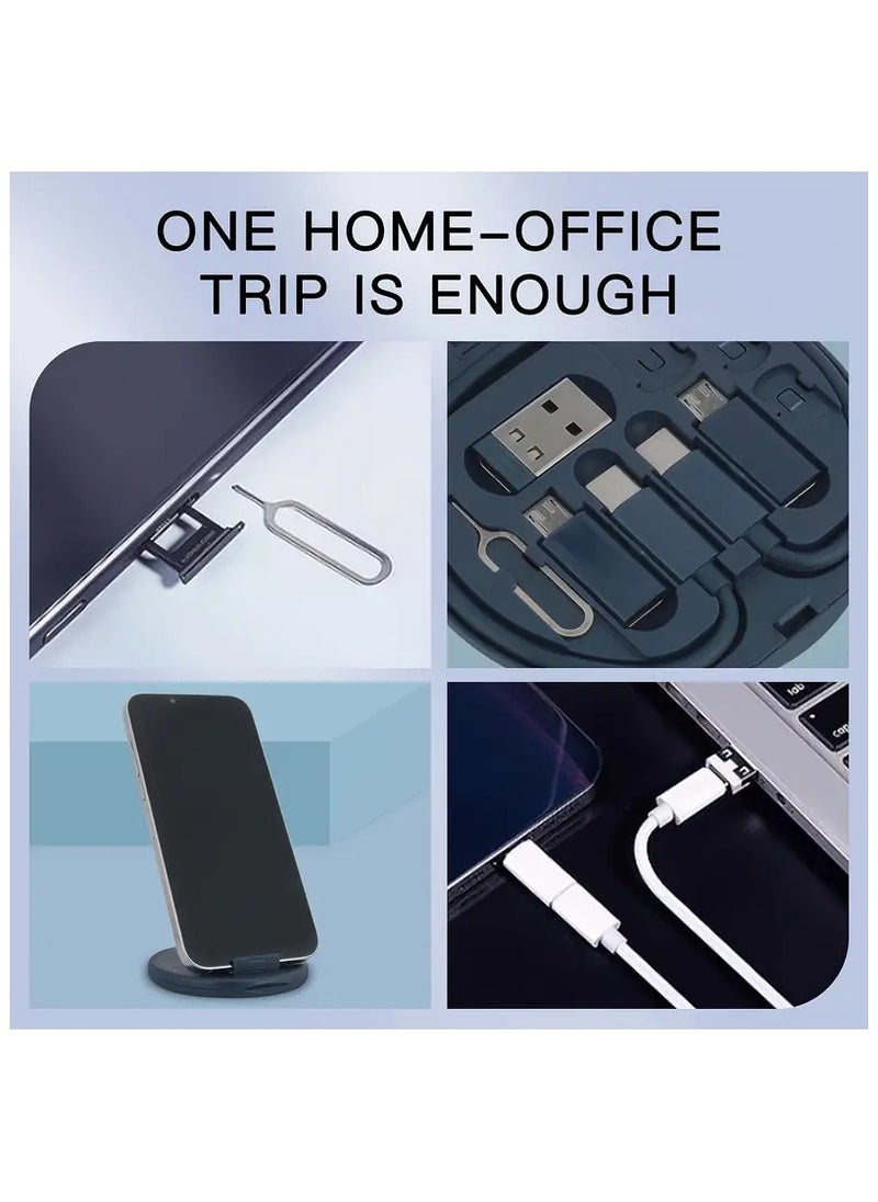 دوداو طقم كابل محول شحن USB متعدد، مجموعة تحويل USB C من USB A ونوع C إلى ذكر من النوع الصغير C  - Image 3