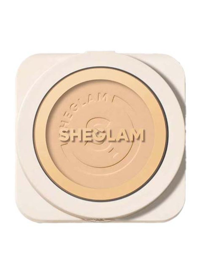 SHEGLAM Skin-Focus High Coverage Powder Foundation Porcelain - Image 1