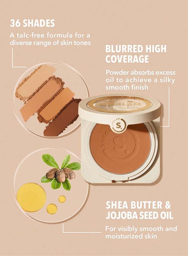 SHEGLAM Skin-Focus High Coverage Powder Foundation Porcelain - Image 3