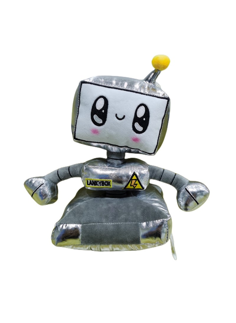 Generic - 15cm Robot Plush Toy Lankybox Paper Box Doll Soft Plush Doll Boy Girl Birthday Gift - Image 1