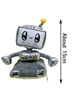Generic 15cm Robot Plush Toy Lankybox Paper Box Doll Soft Plush Doll Boy Girl Birthday Gift  - Image 2