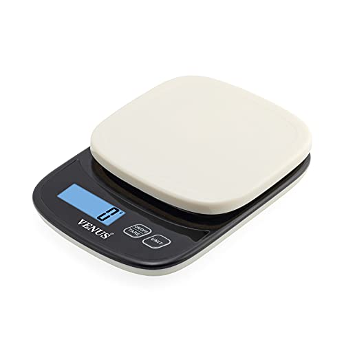 Venus Digital Kitchen Weighing Scale&Food Weight Machine For Health,Fitness,Home Baking&Cooking Scale,2 Year Warranty&Battery Included (Weighing Scale Without Bowl) Capacity 10 Kg,1 Gm,White - Image 3