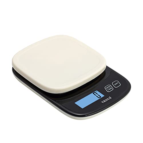 Venus Digital Kitchen Weighing Scale&Food Weight Machine For Health,Fitness,Home Baking&Cooking Scale,2 Year Warranty&Battery Included (Weighing Scale Without Bowl) Capacity 10 Kg,1 Gm,White - Image 1
