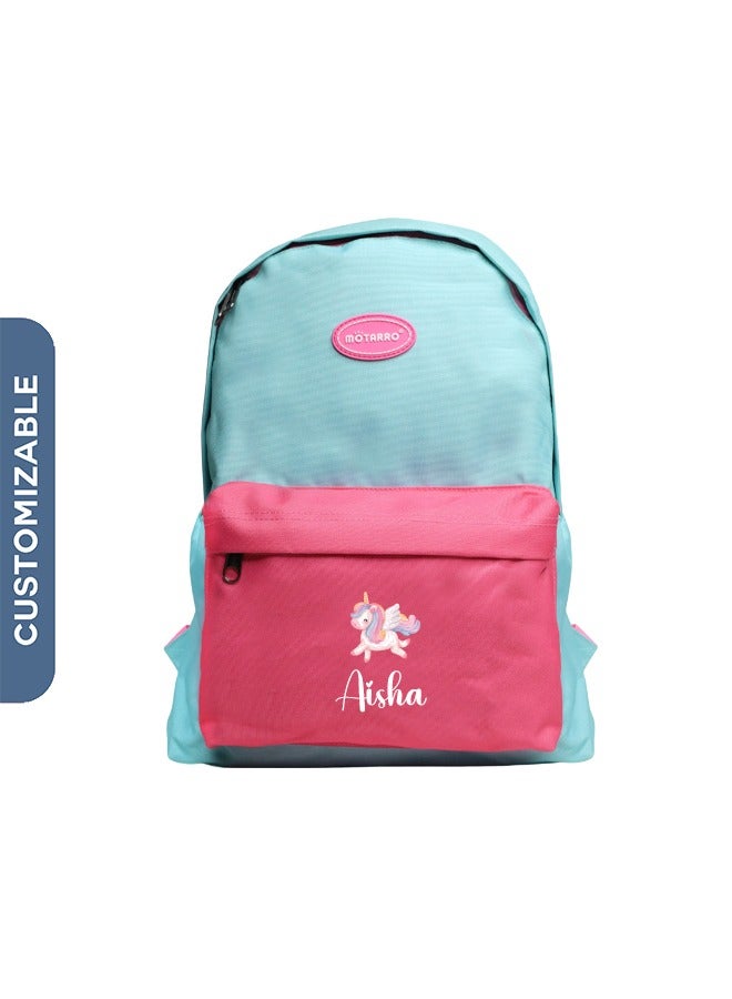 Share the Love Personalised Backpack for Kids in Unicorn Design - Image 1