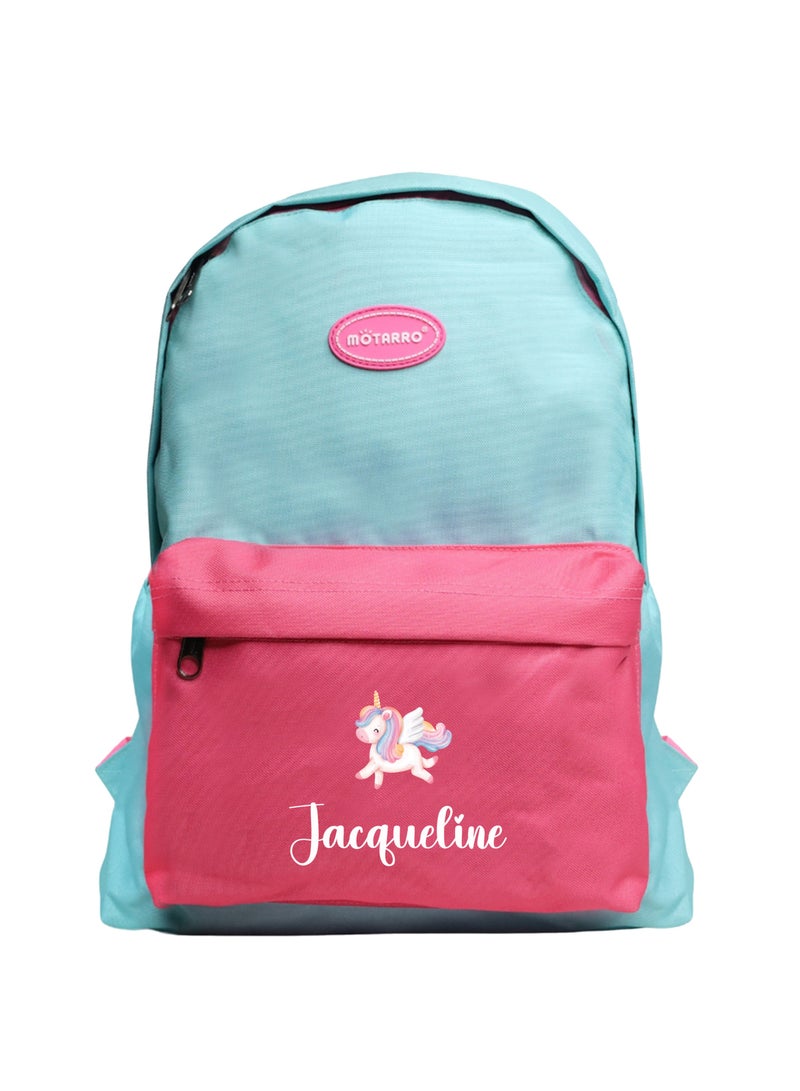 Share the Love Personalised Backpack for Kids in Unicorn Design - Image 2