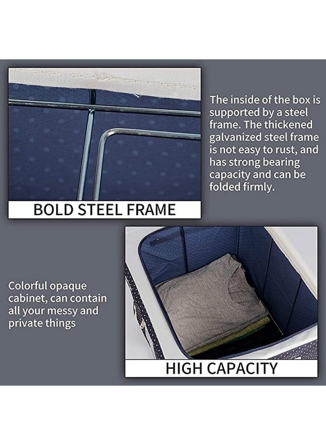 Radiant Non Woven Foldable Saree Covers Bag, Clothes Storage Bags, Wardrobe Organizer With Transparent Window & Zip For Lehenga, Suit, Dress,& Accessories (66 Ltr) (Multicolour) (Pack of 2) - Image 3