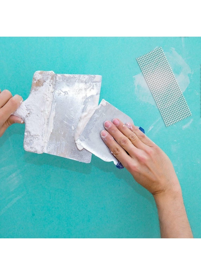 AMAWMW شريط إصلاح الجدران الجافة من أماومو - شريط لاصق ذاتي من الألياف الزجاجية للشقوق في الجدران - 1.7 بوصة × 98.4 قدم - Image 5