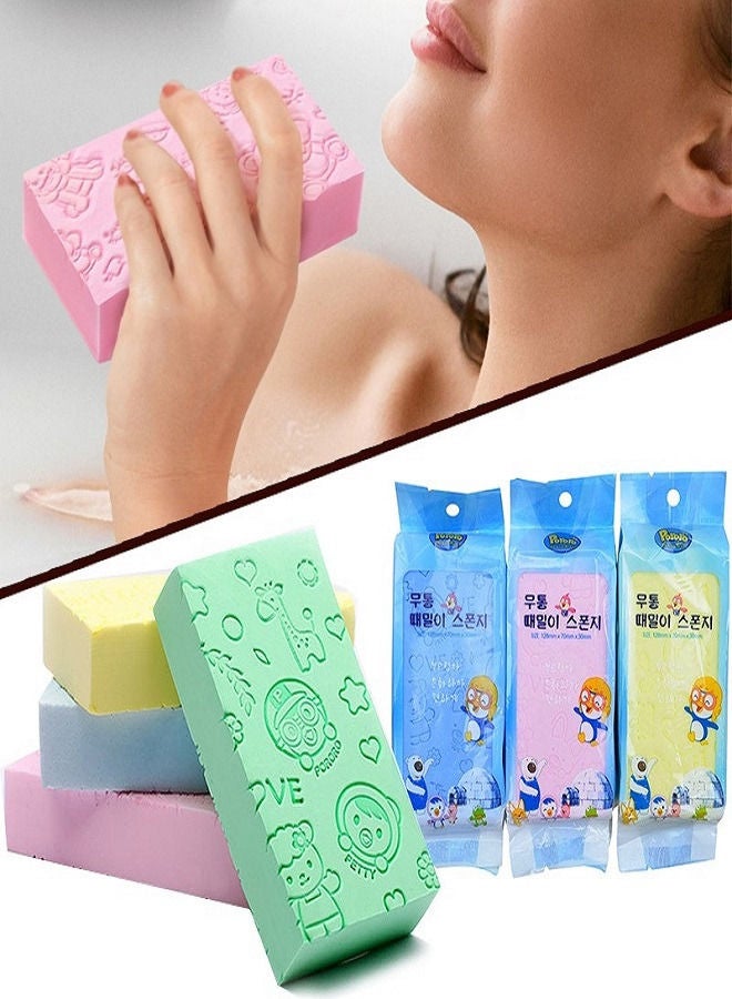 Pororo Exfoliating Bath Sponge & Dead Skin Remover MultiColor - Image 2