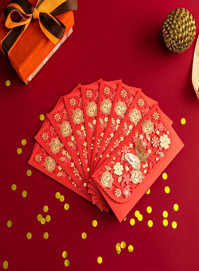 YAOLIGIFT Luxurious Chinese Red Envelopes for Money 2027 Dragon Lunar New Year, Chinese Red Pockets Hong Bao Gift Money Envelopes Lucky Money Envelopes, Gold Foil - Image 5
