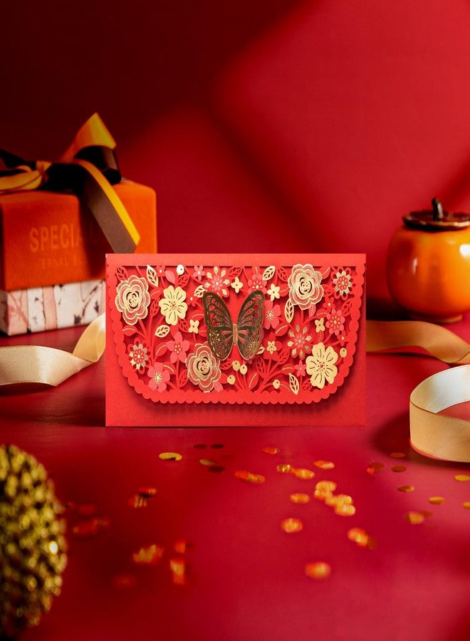 YAOLIGIFT Luxurious Chinese Red Envelopes for Money 2027 Dragon Lunar New Year, Chinese Red Pockets Hong Bao Gift Money Envelopes Lucky Money Envelopes, Gold Foil - Image 4