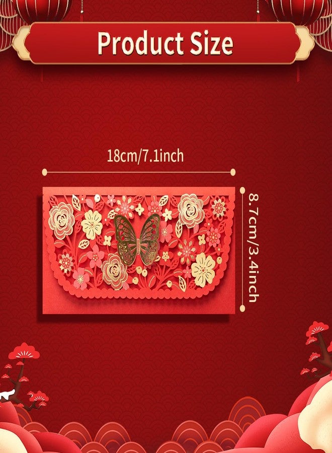 YAOLIGIFT Luxurious Chinese Red Envelopes for Money 2027 Dragon Lunar New Year, Chinese Red Pockets Hong Bao Gift Money Envelopes Lucky Money Envelopes, Gold Foil - Image 3