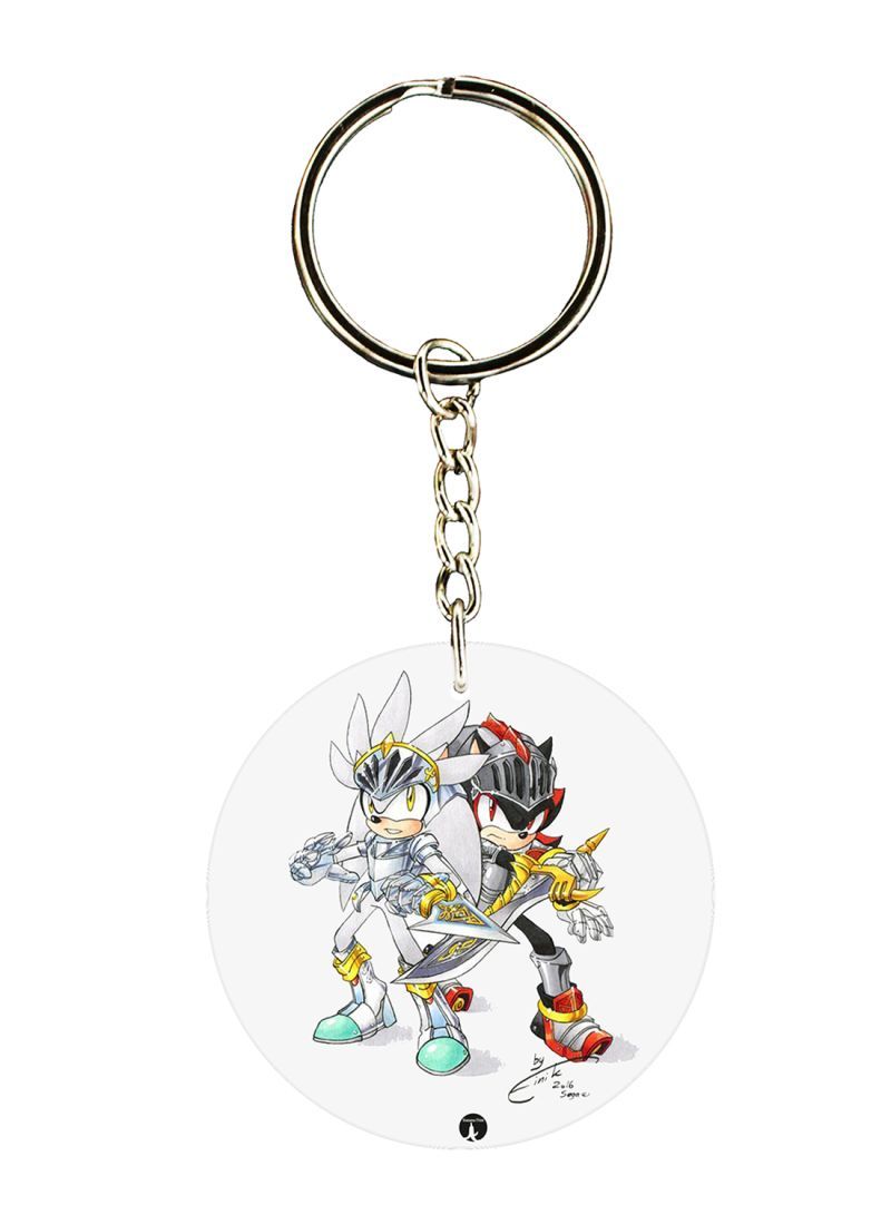 Sonic Printed Keychain