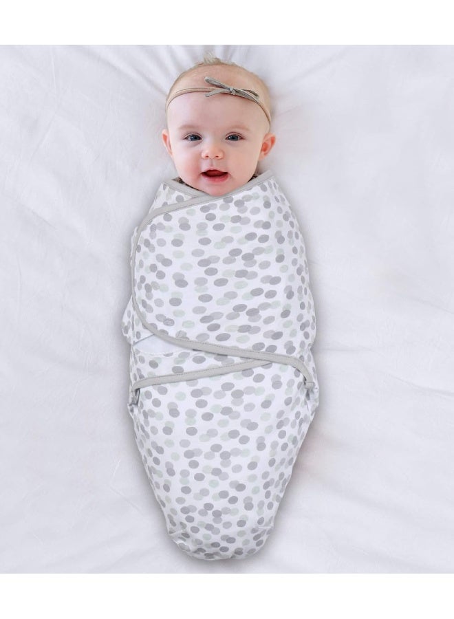 The Peanut Shell Baby Swaddle Blankets for Boys or Girls, Grey Safari Animals & Stars, 3 Pack Wrap Set (Small/Medium) - Image 4