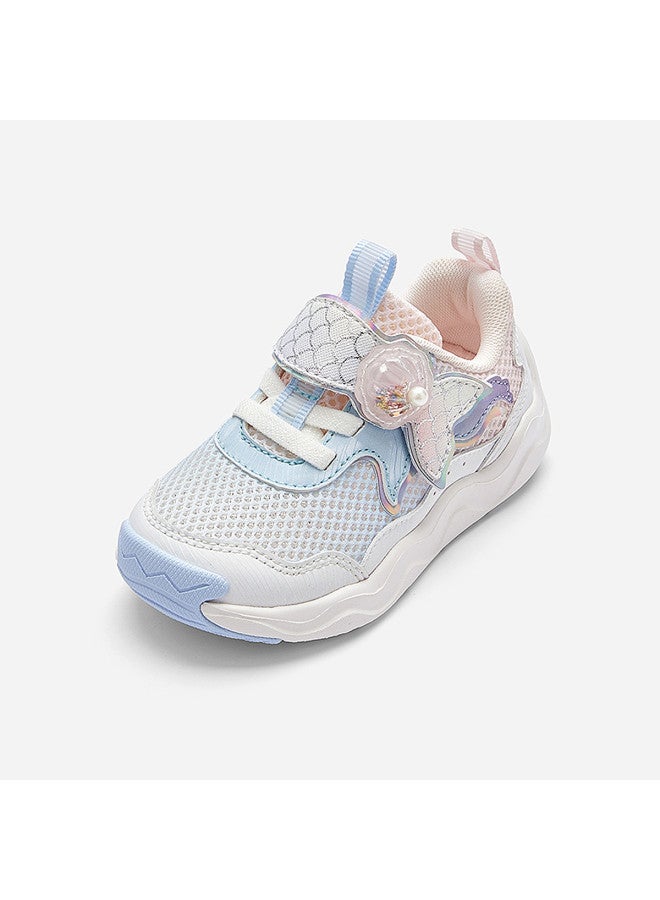Balabala Light Bounce Steady Baby Shoes - Girls' Breathable Mesh Sports Shoes, New 2025 Summer Functional Infant Shoes - Image 2