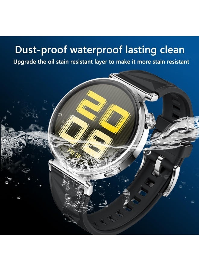 Screen Protector for Huawei Watch Fit 3, 3D Curved Soft Edge Protective Film [Anti-Scratch] [Bubble Free] [Ultra Shatterproof] [High Sensitive] (Not Glass) - Image 4