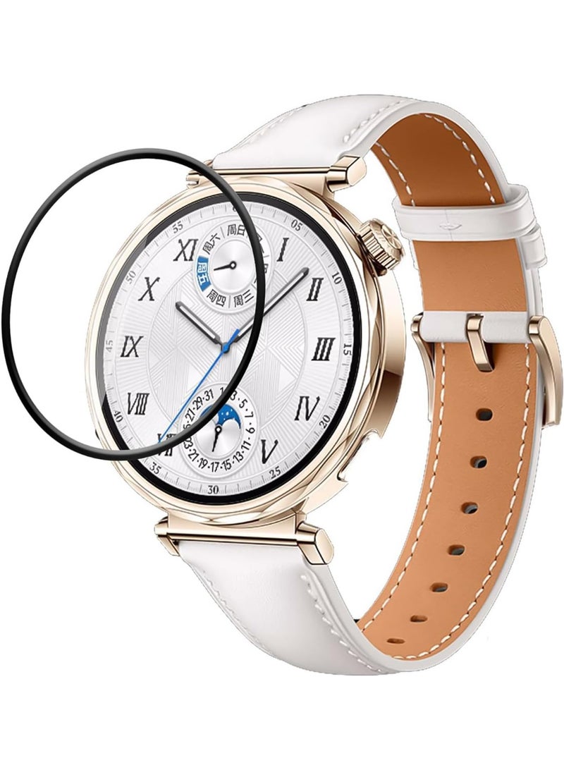 Screen Protector for Huawei Watch Fit 3, 3D Curved Soft Edge Protective Film [Anti-Scratch] [Bubble Free] [Ultra Shatterproof] [High Sensitive] (Not Glass) - Image 1