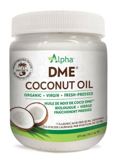 Alpha H Alpha Health DME Coconut Oil, Supports Thyroid Function, Supports Thyroid Function, Original 475 ML 