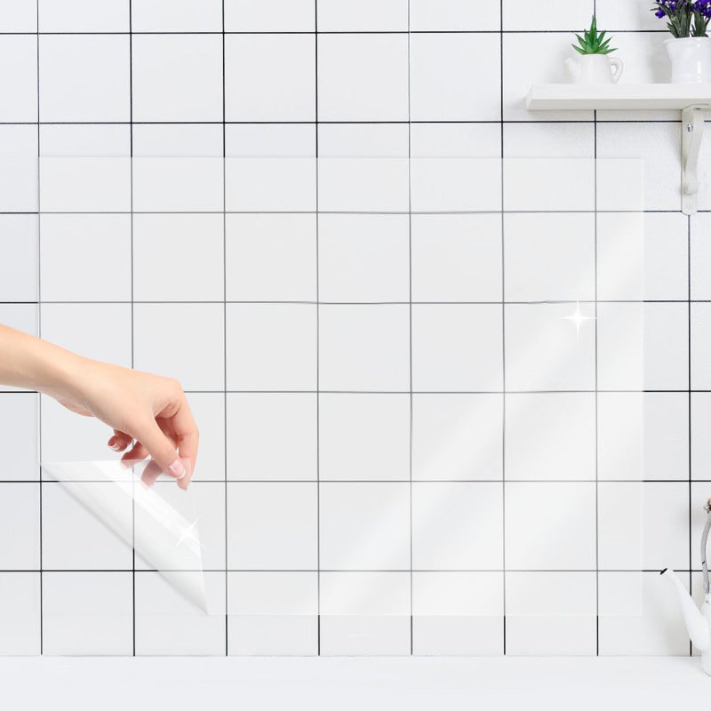 1 Roll Wall Protective Film Easily Removable Wall Film Clear Wall Sticker Wall Protective Sheet Cling Oil Splashes Guard 10 - Image 1