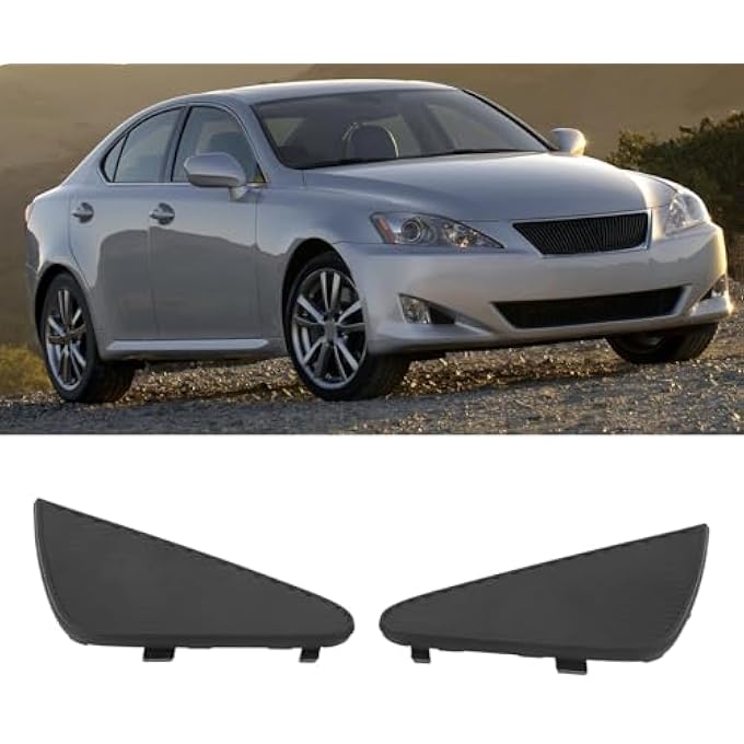 rayihni Front Bumper Fog Light Cover For Lexus Is Is250 Is350 20062008 2Pcs Fog Light Bezel Trim Cap Car Fog Light Lamp Bumper Cover 5243853010 5243753010 4K30298Gtn - Image 4