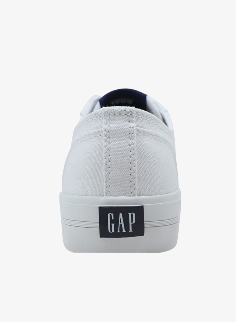 GAP Women's Panelled Sneakers with Lace-Up Closure - BALTIMORE II - Image 3