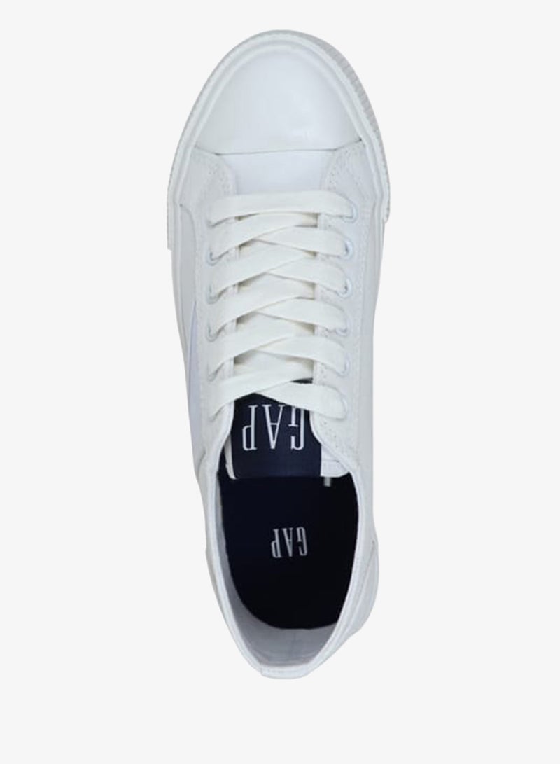 GAP Women's Panelled Sneakers with Lace-Up Closure - BALTIMORE II - Image 4