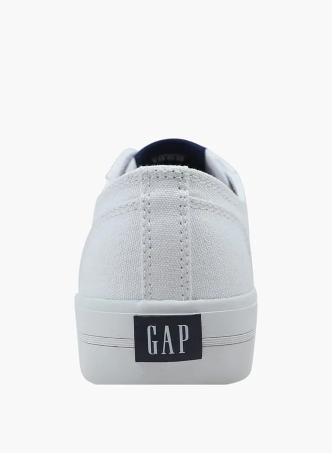 GAP Women's Panelled Sneakers with Lace-Up Closure - BALTIMORE II