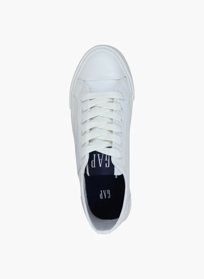 GAP Women's Panelled Sneakers with Lace-Up Closure - BALTIMORE II