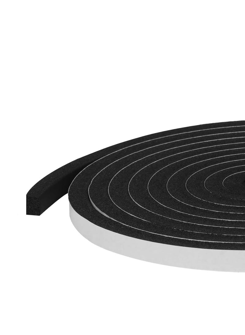 3 Pack of  Weather Stripping Sealing Tape for Doors and Windows – Self-Adhesive Foam Draught Excluder, 18mm Wide x 10m Long, Neoprene Rubber Insulation Tape for Gap Sealing – Waterproof, Flexible, High Elasticity - Image 4