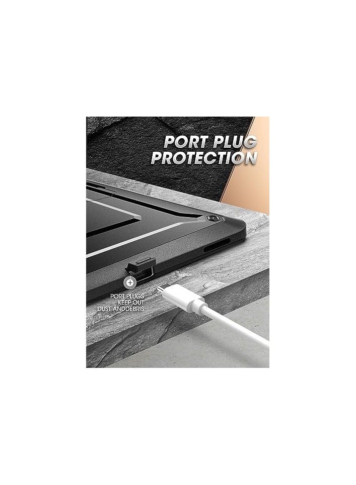 SUPCASE [UB ProSeries] Case Designed for Galaxy Tab S9 Ultra (2023), with Built-in Screen Protector & S Pen Holder Full-Body Rugged Heavy Duty Case - Black - Image 4