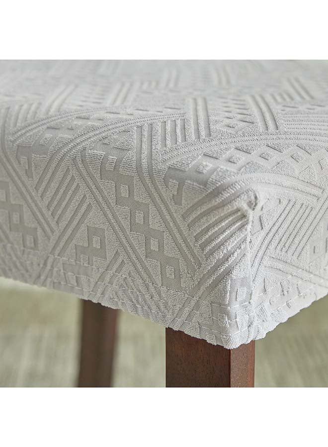 Home Box Comfino Knitted Jacquard Chair Cover  - Image 5