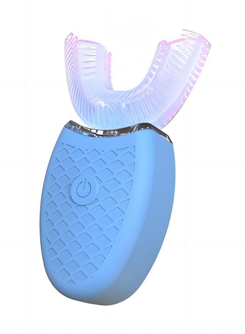 U-shaped tooth beauty instrument portable cold light tooth cleaner ultrasonic tooth cleaner voice electric toothbrush - Image 1