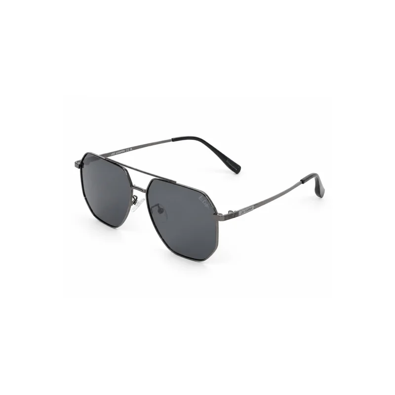 1.1 Tac Polarized Sunglasses Gunmetal Frame Gradient Grey Mirror Lens 53mm  - LCM10255C1