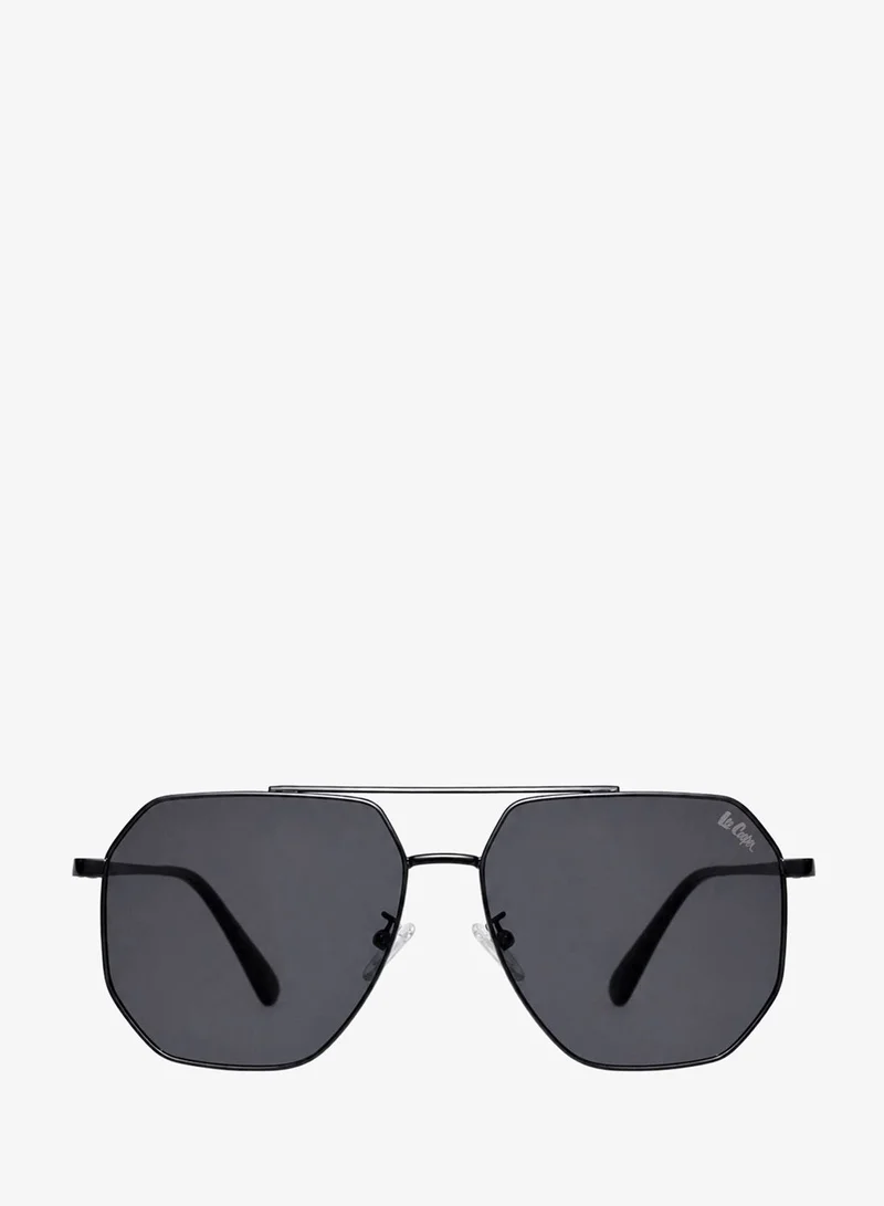 لي كوبر 1.1 Tac Polarized Sunglasses Gunmetal Frame Gradient Grey Mirror Lens 53mm  - LCM10255C1