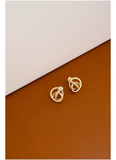 Karen Millen Crystal Ribbon Stud Earrings  - Image 3