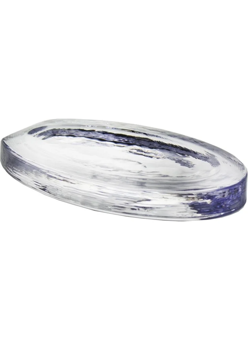Paşabahçe Hand Made Crystal Heavy Oval Plate 1 Piece 25271