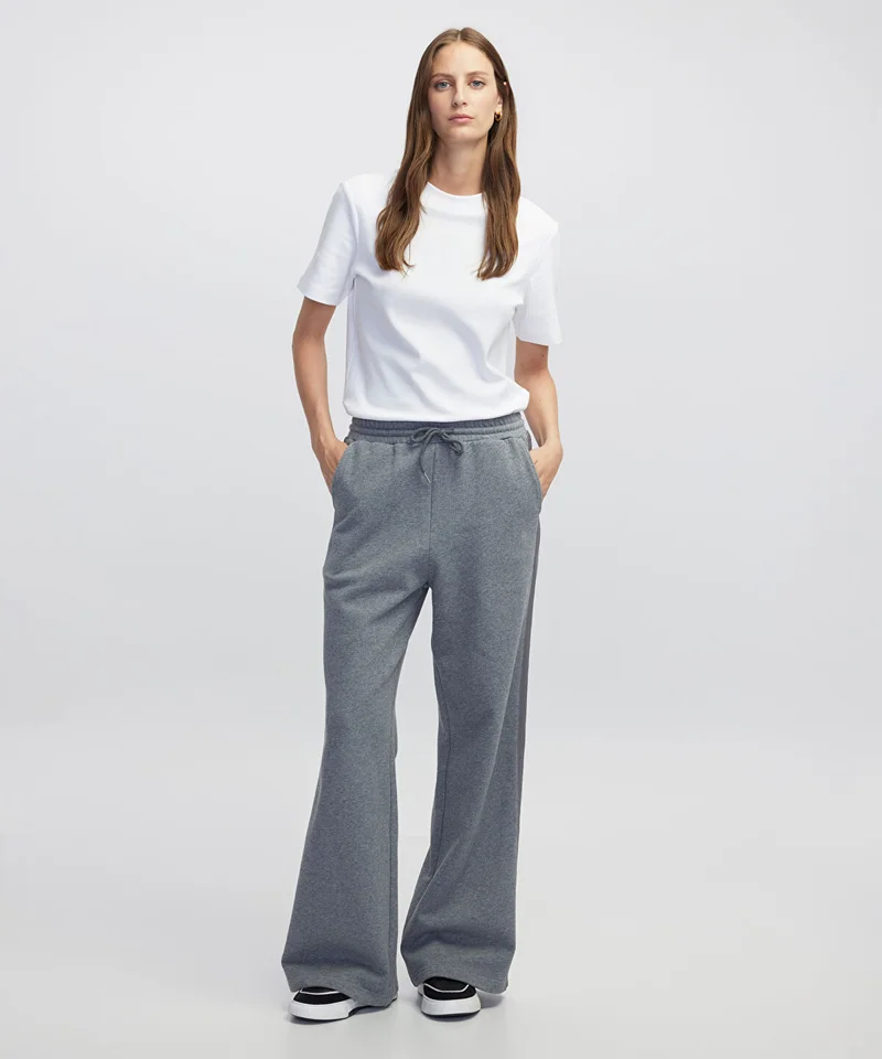 ابيكول Color-Block Wide-Leg Trousers