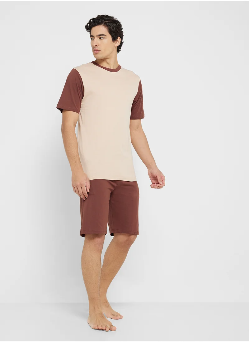 Seventy Five Nightwear T-Shirt & Shorts Sets