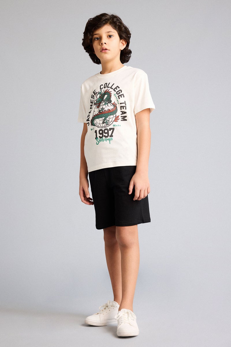 ديفاكتو طقم اولادي قصة عادية - قطعتين - Image 2