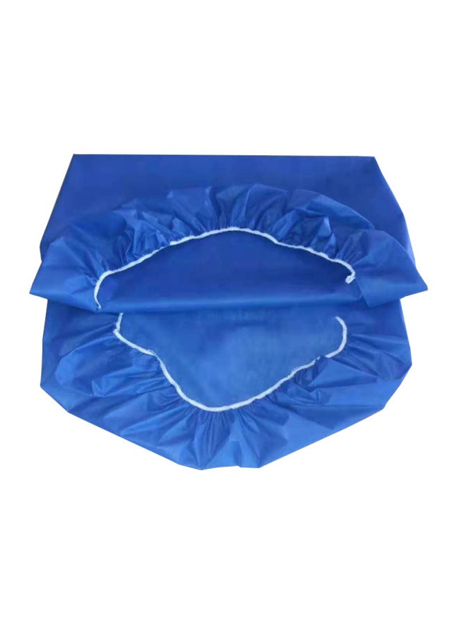 إسكدنيا Disposable Non-woven Bed Sheet Elastic Band With Opening Holes Beauty Salon Massage Bed Cover Waterproof Thickened Medical Rubber Bed Cover-Color:White-Specifications:80*210 - Image 5