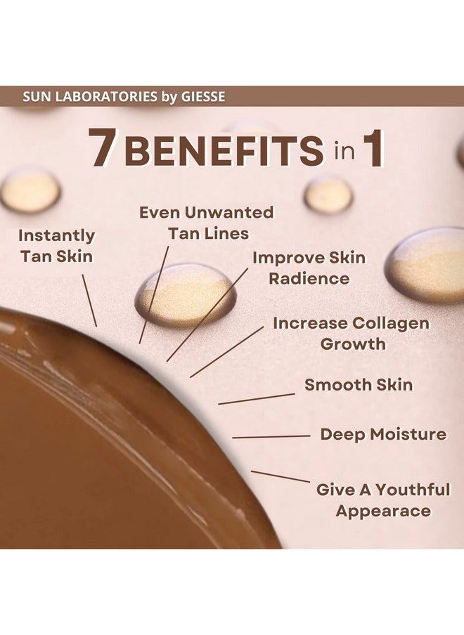 Sun Laboratories by Giesee Sun Laboratories By Giesee Dark Sunsation Very Dark Tanning Lotion 4 oz with Tanning Mitt - Non-Toxic Self Tanner Kit, Natural Sunless Tanning Lotion, Travel Size, Long Lasting, Includes Self Tan Mitt  - Image 4