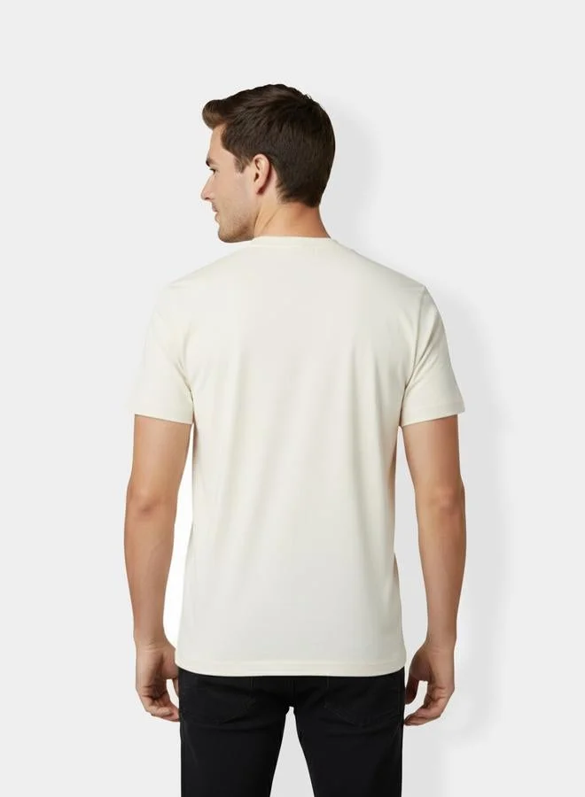 Tom And Jerry Men White Tom and Jerry Graphic Print T-Shirt