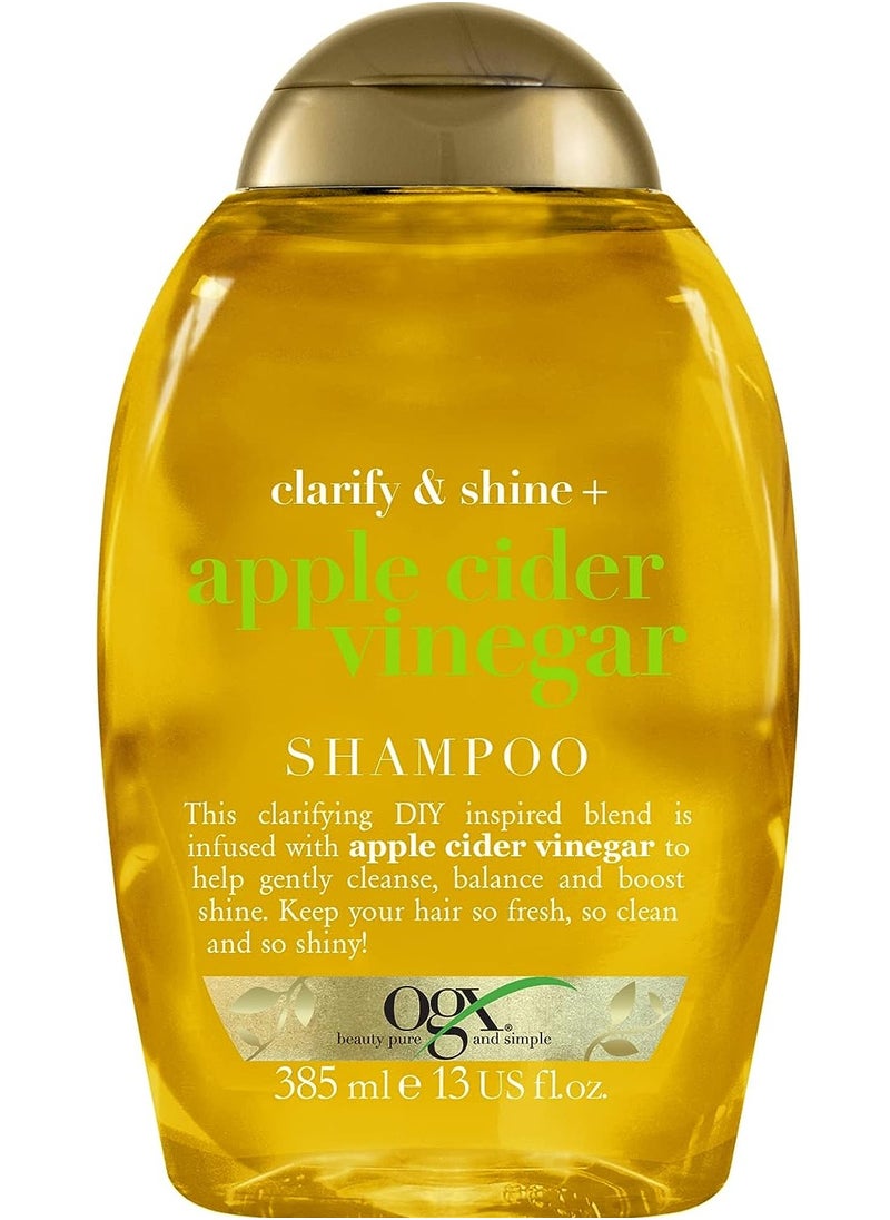 Clarify And  Shine Plus Apple Cider Vinegar Shampoo 385ml - pzsku/Z3D136687D6B0E1D21AABZ/45/_/1719999164/d10b56f3-2376-4224-9d9a-92415b636eed