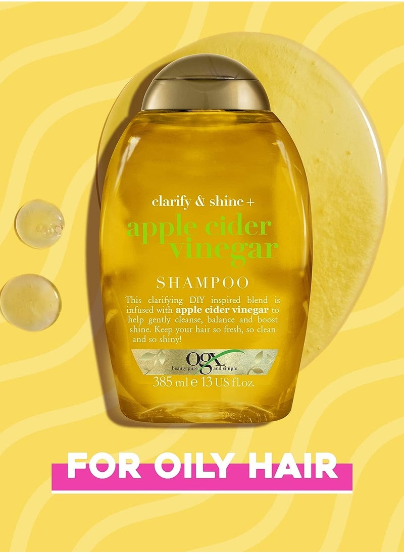 Clarify And  Shine Plus Apple Cider Vinegar Shampoo 385ml - pzsku/Z3D136687D6B0E1D21AABZ/45/_/1719999566/159ed4a7-fbf2-43d1-97f7-a5923cddb311